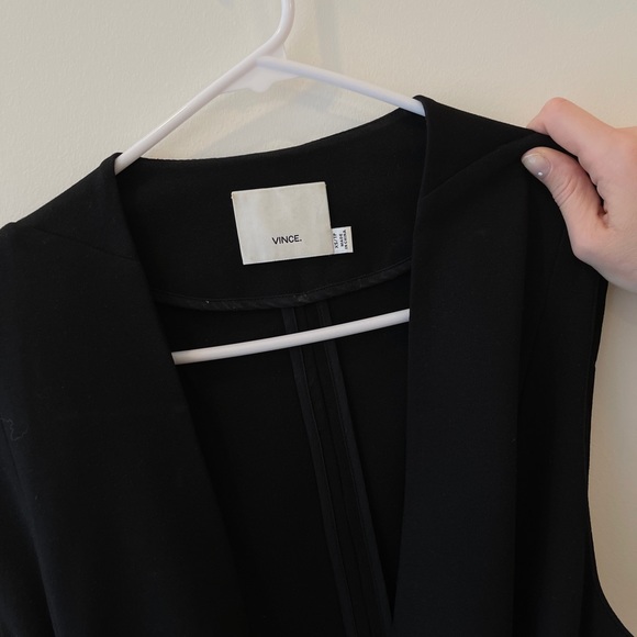 Vince Wrap Vest in Black XS - Picture 7 of 7